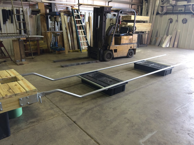 Dock Hardware Fabrication built by American Muscle Docks