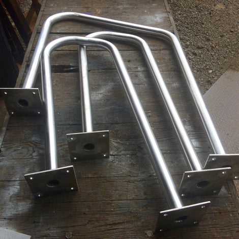 heavy duty dock fabrication built by American Muscle Docks