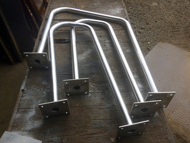 heavy duty dock fabrication built by American Muscle Docks