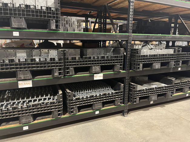 hardware inventory heavy duty floating dock parts built in the USA by American Muscle Docks