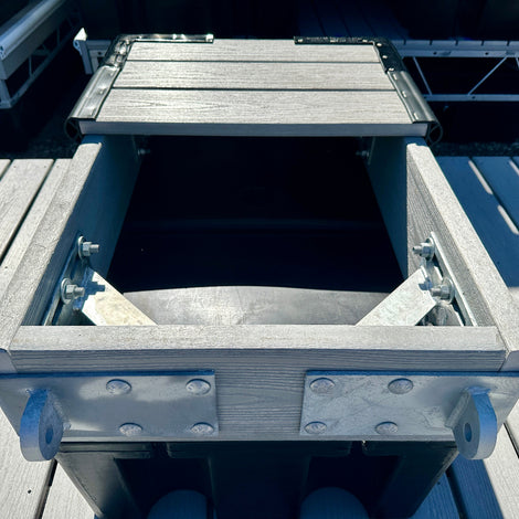 Reinforced Polymeric Framing RPF Custom Floating Boat Dock American Muscle Docks