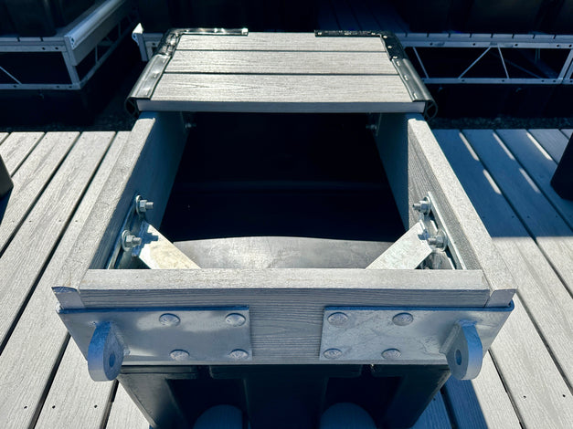 Reinforced Polymeric Framing RPF Custom Floating Boat Dock American Muscle Docks