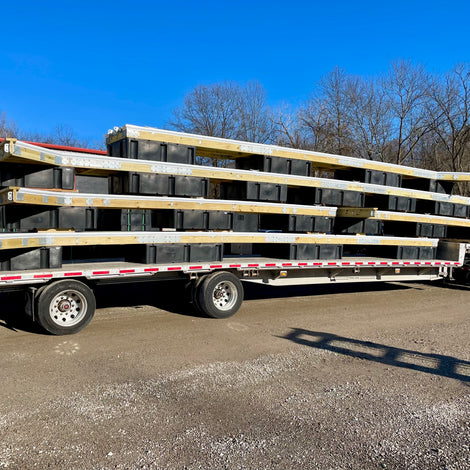 Residential timber frame floating dock built by American Muscle Docks