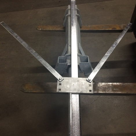 metal frame mr lifter pipe track custom built by American Muscle Docks