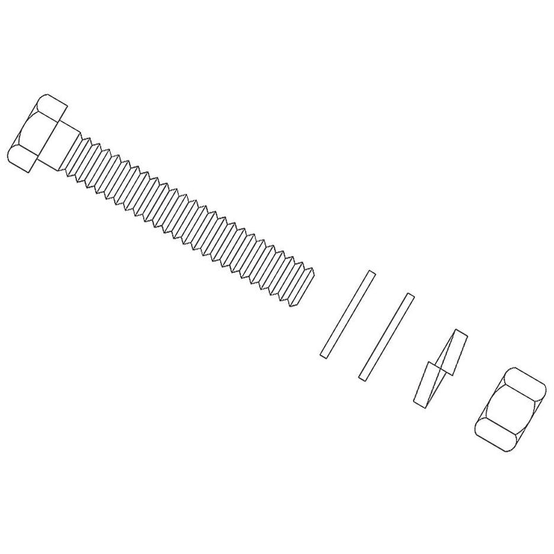 HDG Hex Head Bolt Set
