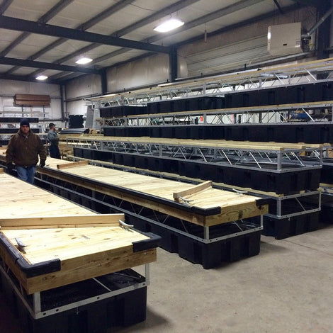 Steel Truss Dock - American Muscle Docks
